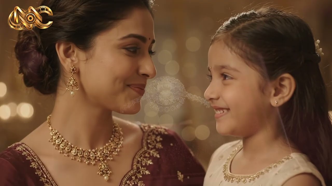 Jewellery concept film with a cinematic warm colour palette